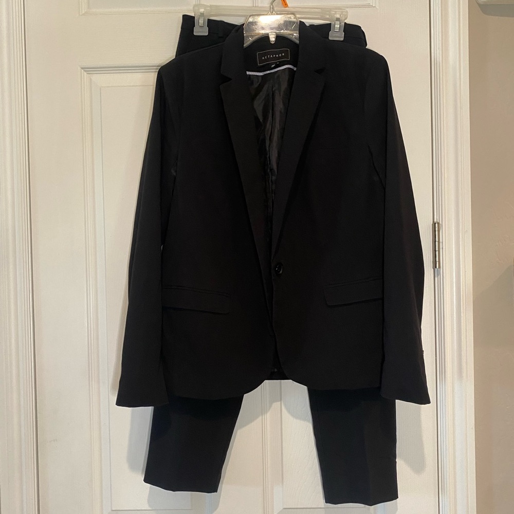 Metaphor, two-piece suit